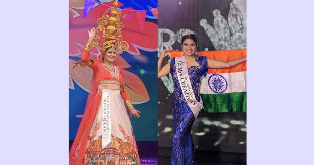 Shipra Singh, Bihar's Daughter, Makes History with 'Mrs Universe Creativity' Subtitle and Crown in the Philippines